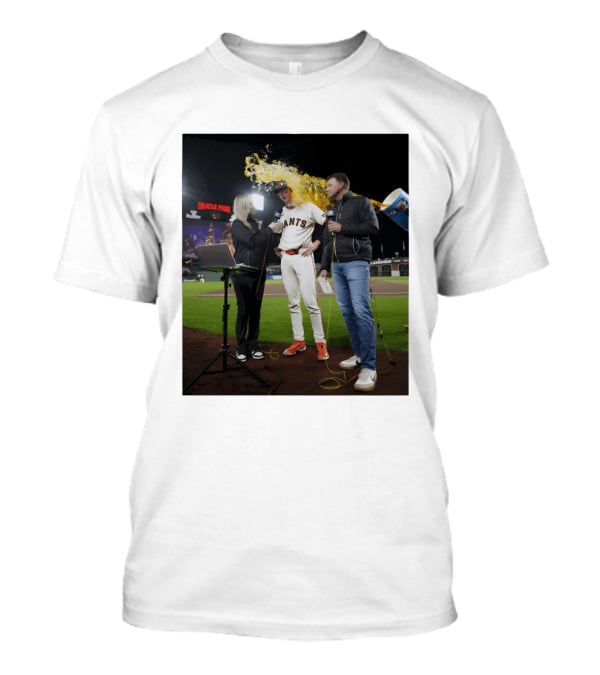 Daniel Susac Interview Oracle Park San Francisco Giants Celebration Moment T-Shirt