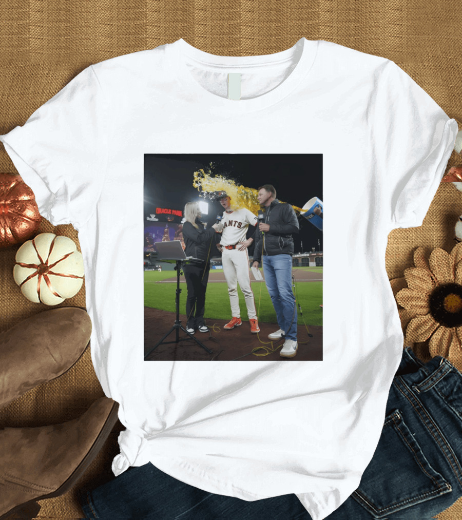 Daniel Susac Interview Oracle Park San Francisco Giants Celebration Moment T-Shirt