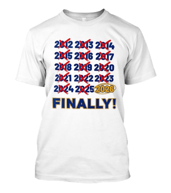 Finally 2026 Buffalo Sabres NHL T-Shirt