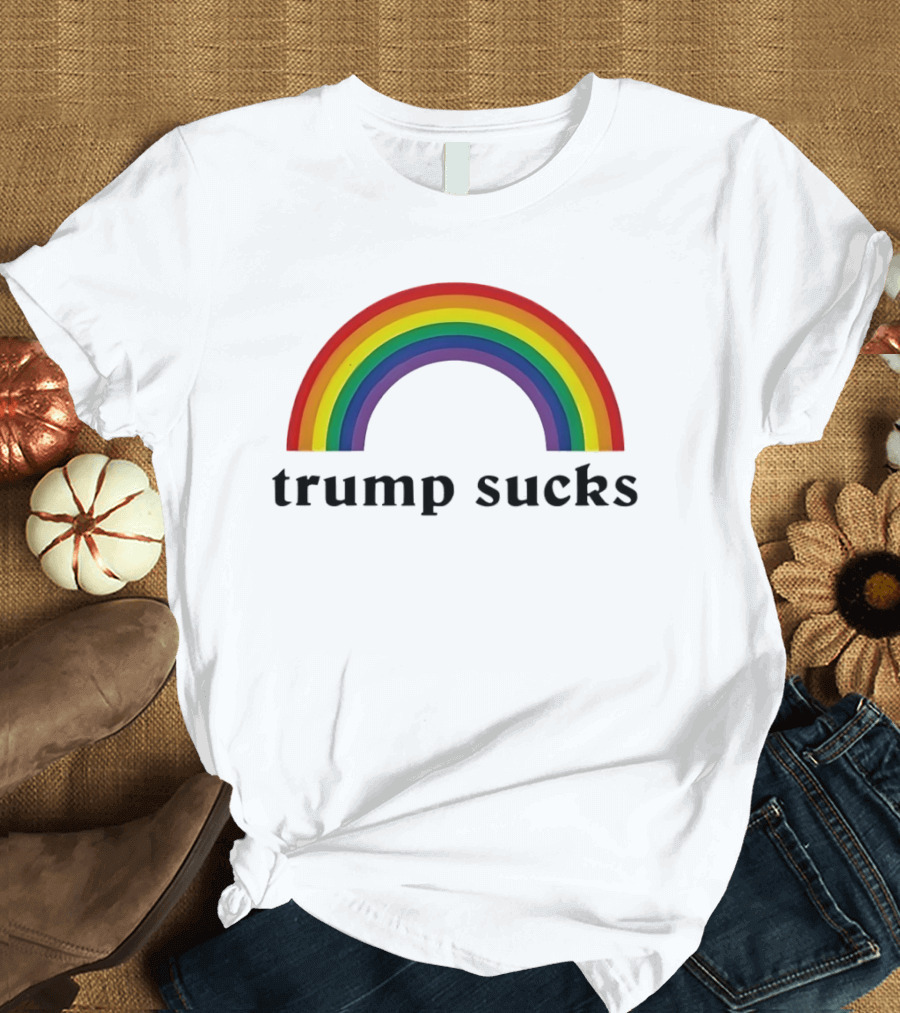 Trump Sucks Rainbow LGBT Pride T-Shirt