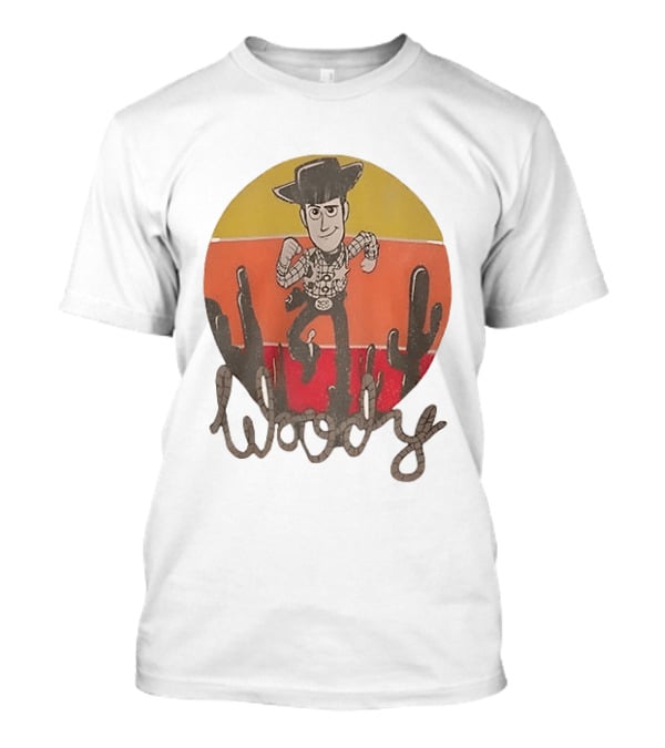 Woody Desert Cactus Scene Toy Story T-Shirt