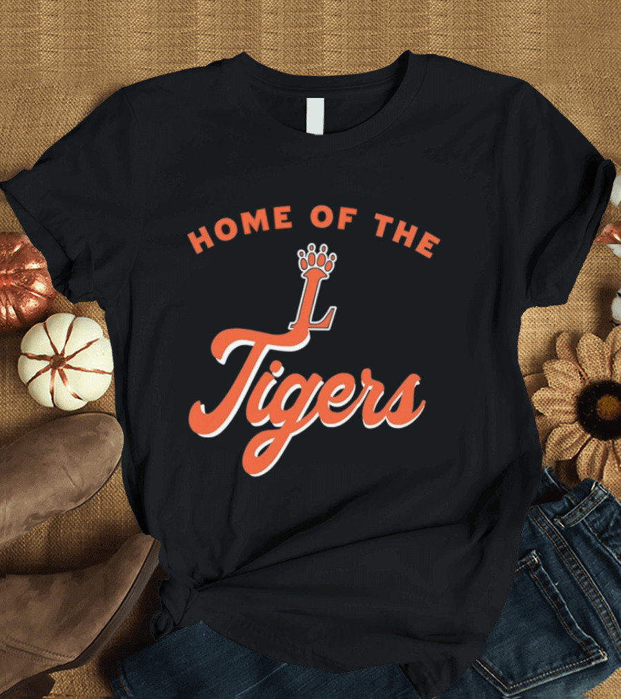 Loveland High School Home Of The Tigers Orange Crowned T-Shirt