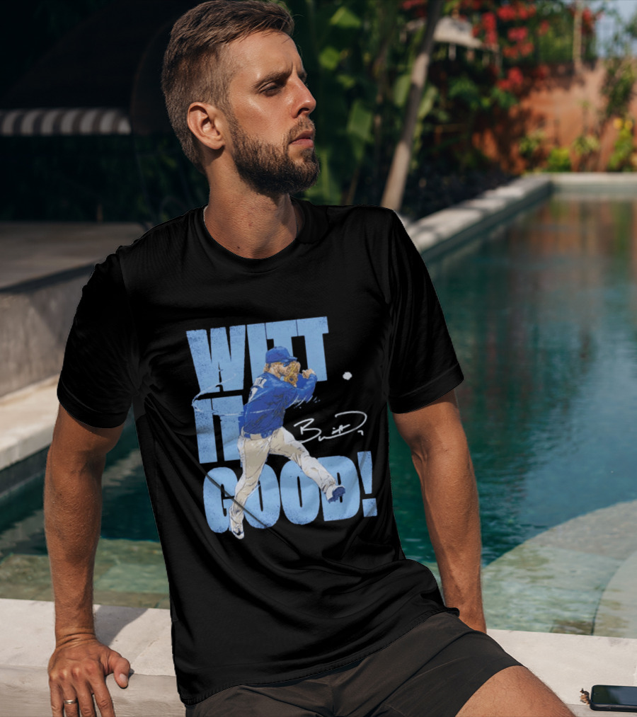 Bobby Witt Jr Kansas City Royals Witt It Good Celebrating Baseball Excellence T-Shirt