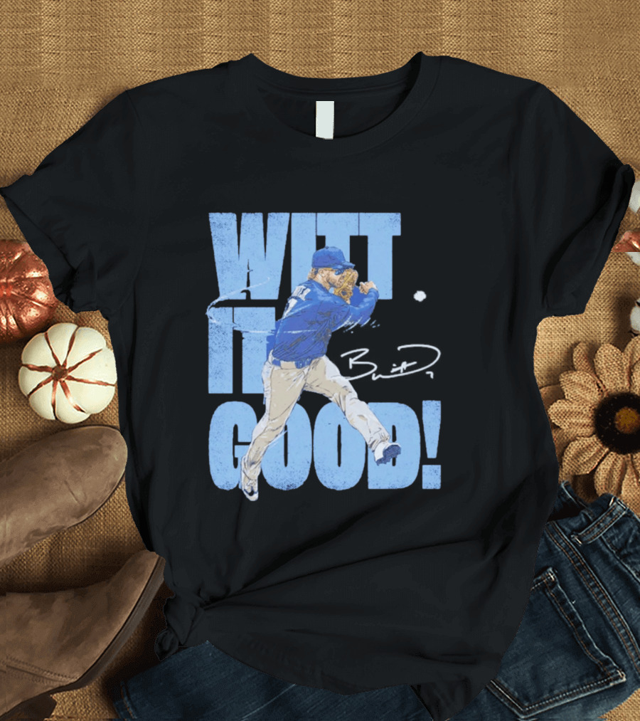 Bobby Witt Jr Kansas City Royals Witt It Good Celebrating Baseball Excellence T-Shirt
