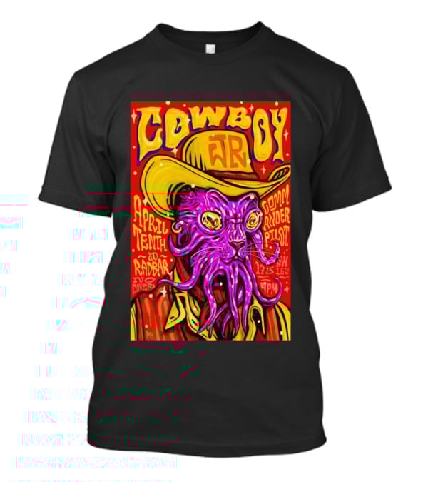 Cowboy Jr April Tenth Radar Commander Pilot Event 9PM No Cover T-Shirt