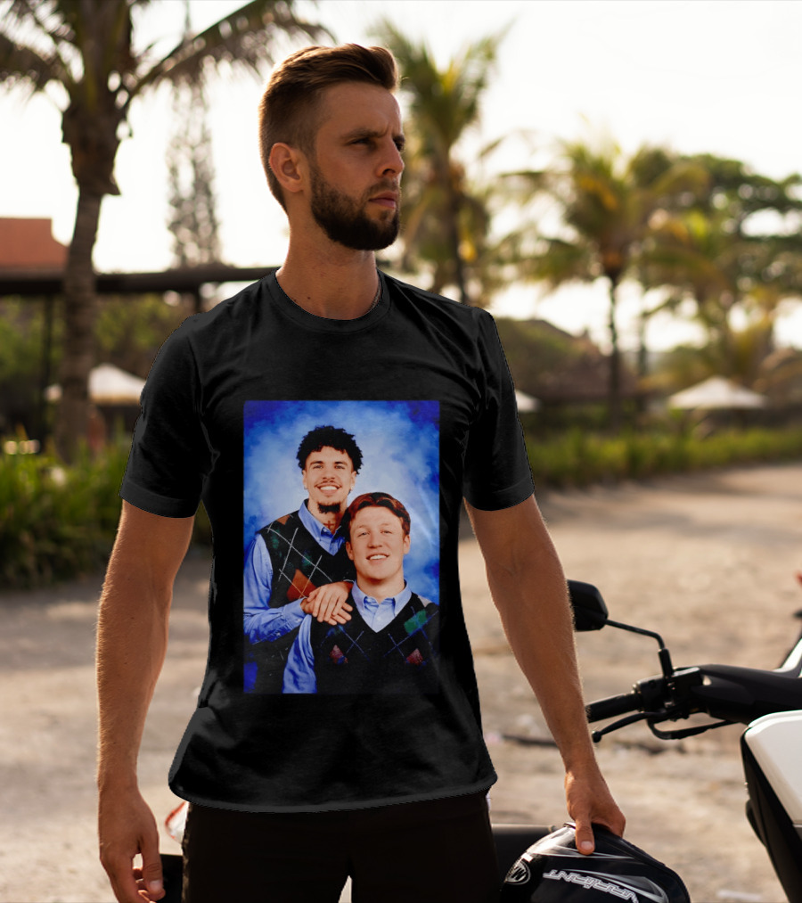 Jared Goff Amon Ra St Brown Step Brothers Detroit Lions T-Shirt