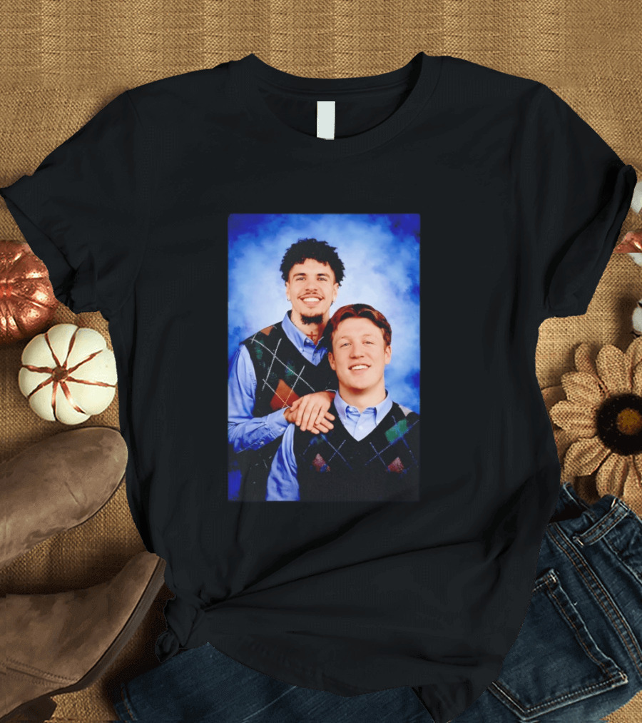 Jared Goff Amon Ra St Brown Step Brothers Detroit Lions T-Shirt
