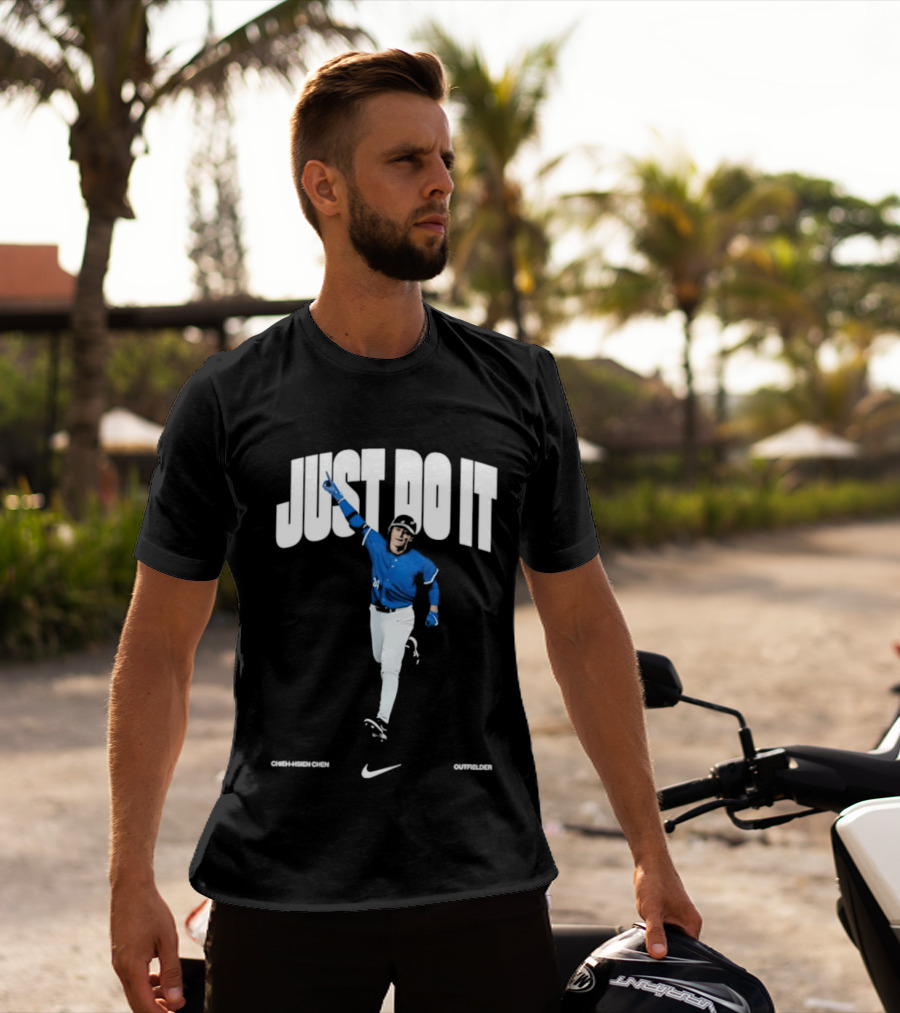 Just Do It Nike Baseball Chieh Hsien Chen Outfielder T-Shirt