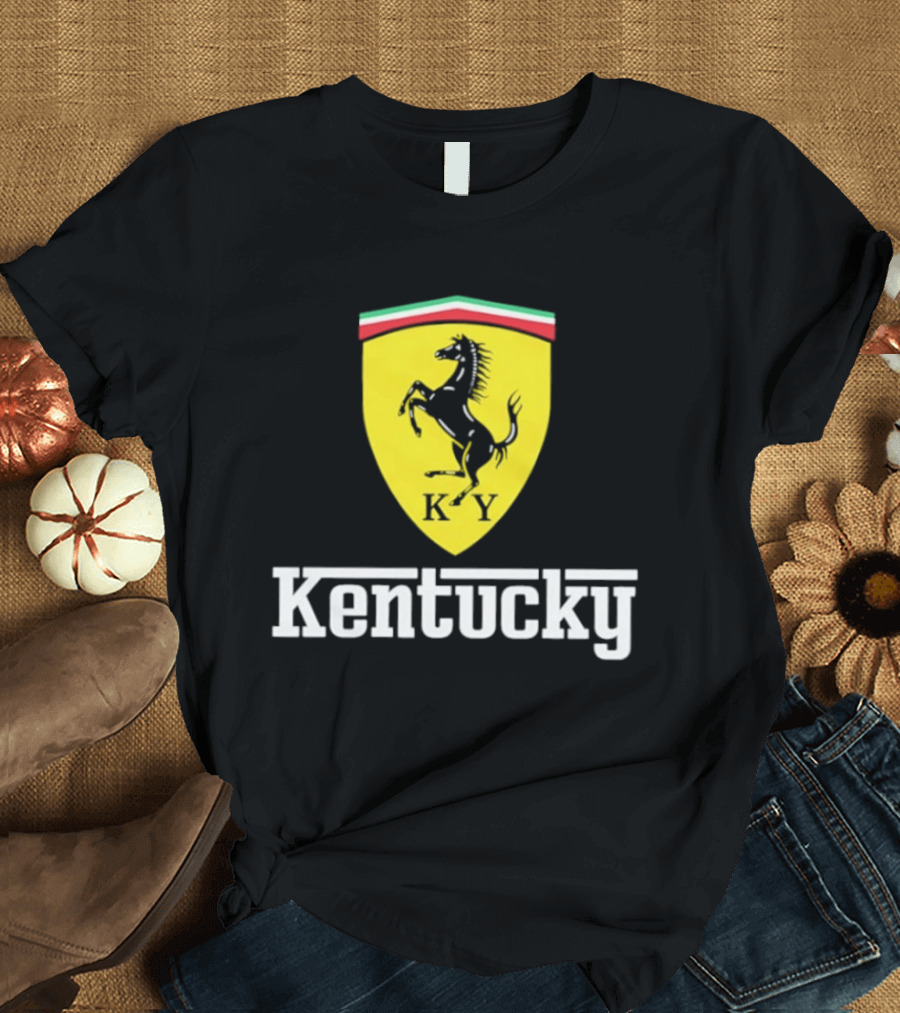 Kentucky Horsepower Ferrari T-Shirt