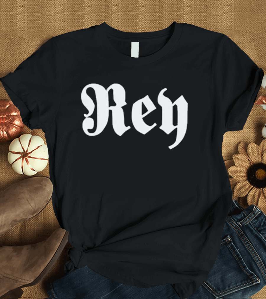 Rey Mysterio Hey Gothic Font T-Shirt