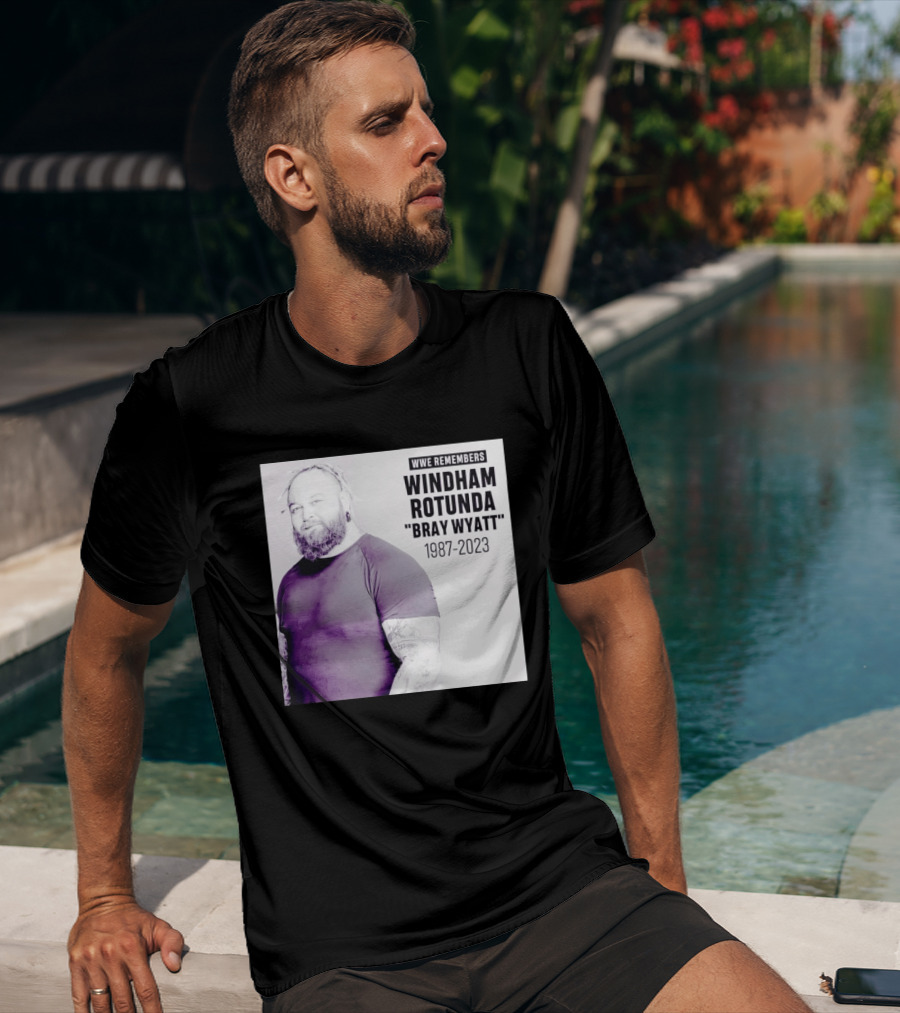 WWE Remembers Windham Rotunda Bray Wyatt 1987 2023 T-Shirt