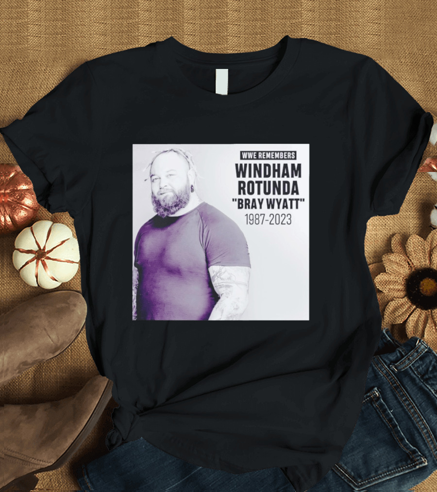 WWE Remembers Windham Rotunda Bray Wyatt 1987 2023 T-Shirt