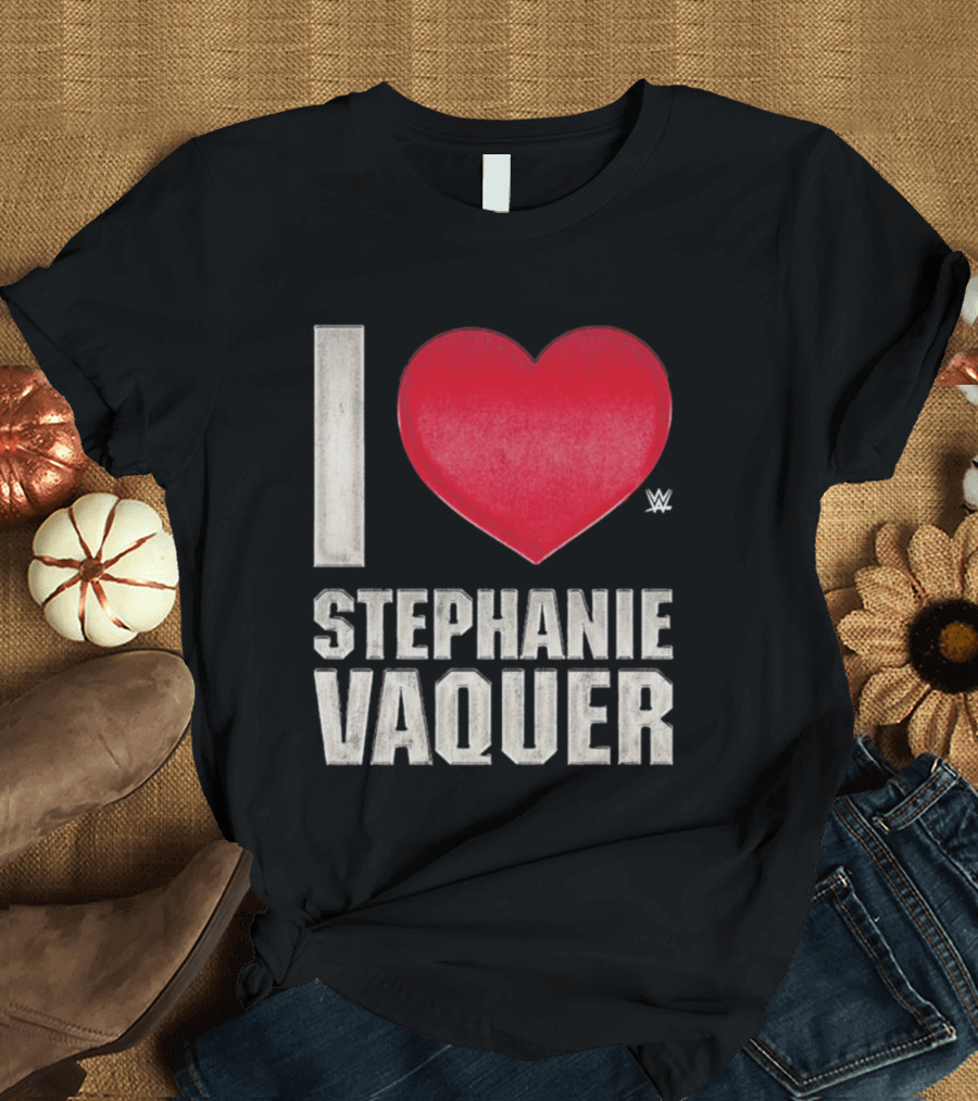 I Heart Stephanie Vaquer Enthusiast Passion W Red Heart T-Shirt