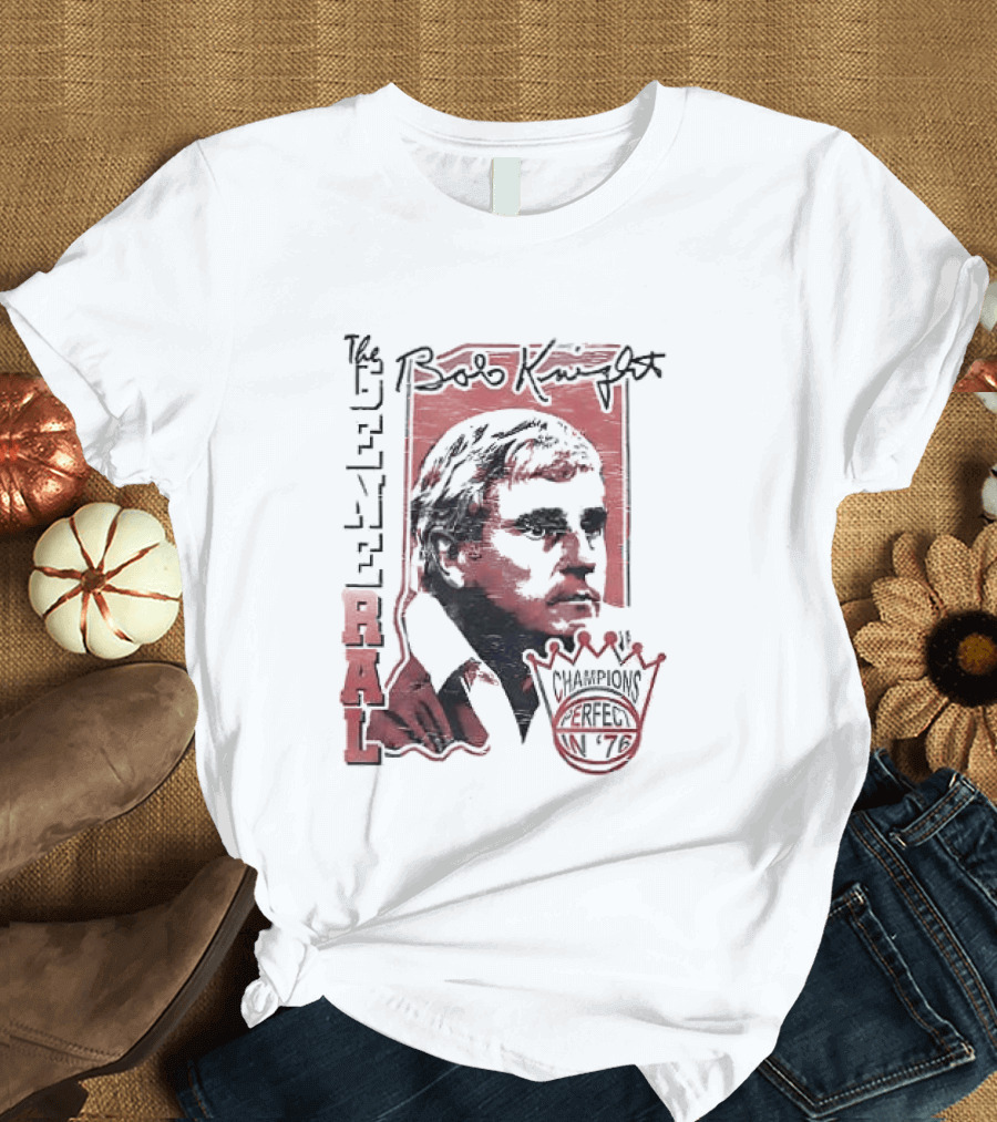 Bob Knight The General Champions Reflections 17 T-Shirt