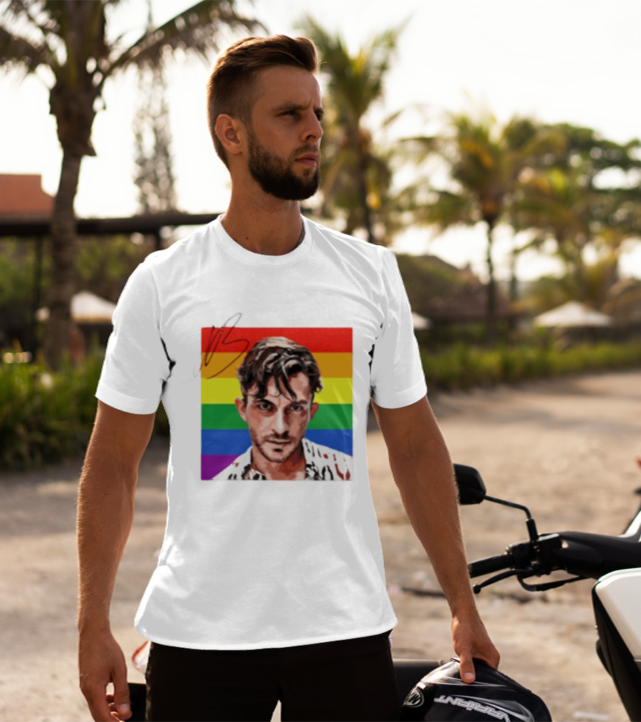 Jonathan Bailey LGBTQ+ Rainbow T-Shirt