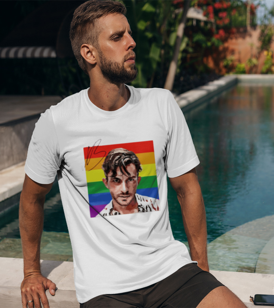 Jonathan Bailey LGBTQ+ Rainbow T-Shirt
