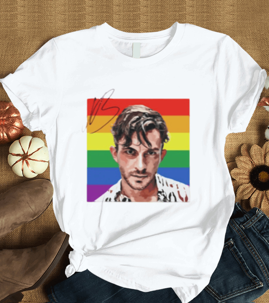Jonathan Bailey LGBTQ+ Rainbow T-Shirt