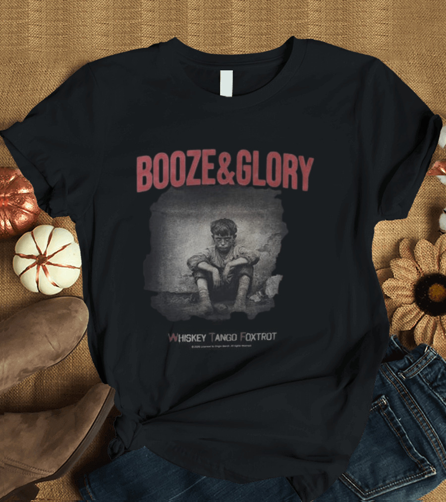 Booze And Glory Whiskey Tango Foxtrot Indonesia Japan Tour 2026 T-Shirt