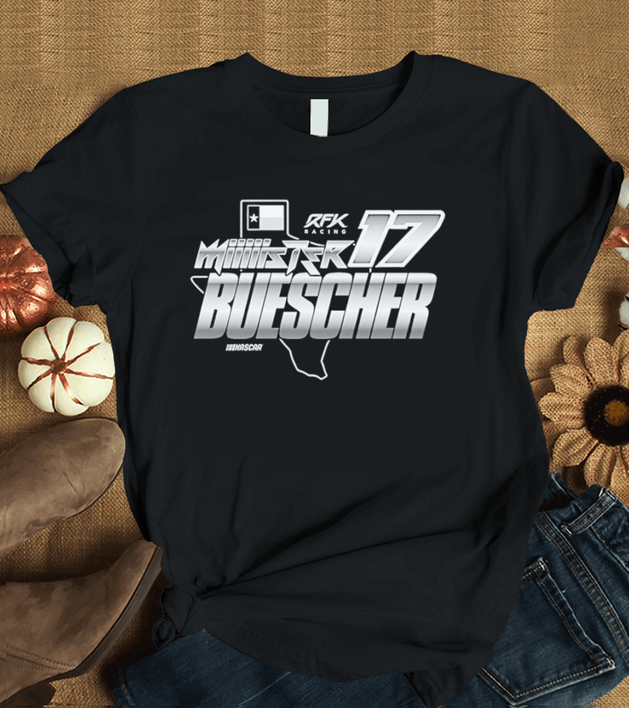 Buescher NASCAR RFK Racing Number 17 Motorsport T-Shirt