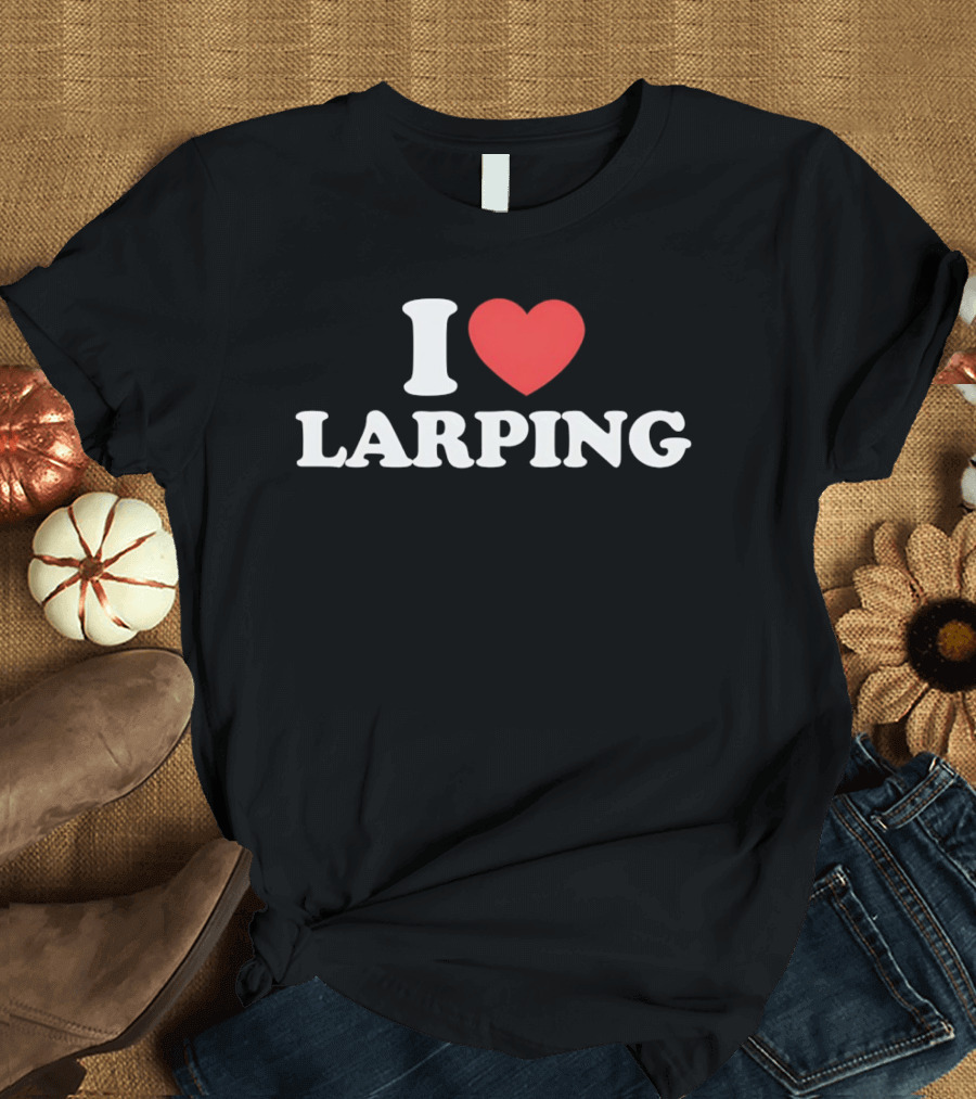 I Heart Larping Red Heart T-Shirt