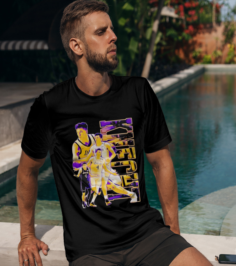 Dalton Knecht Los Angeles Lakers Basketball Lakers 4 T-Shirt