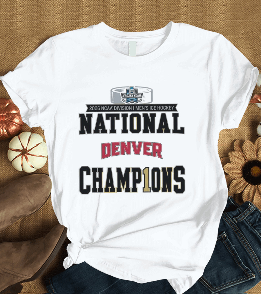 Denver Pioneers College Ice Hockey 11x National Champions T-Shirt