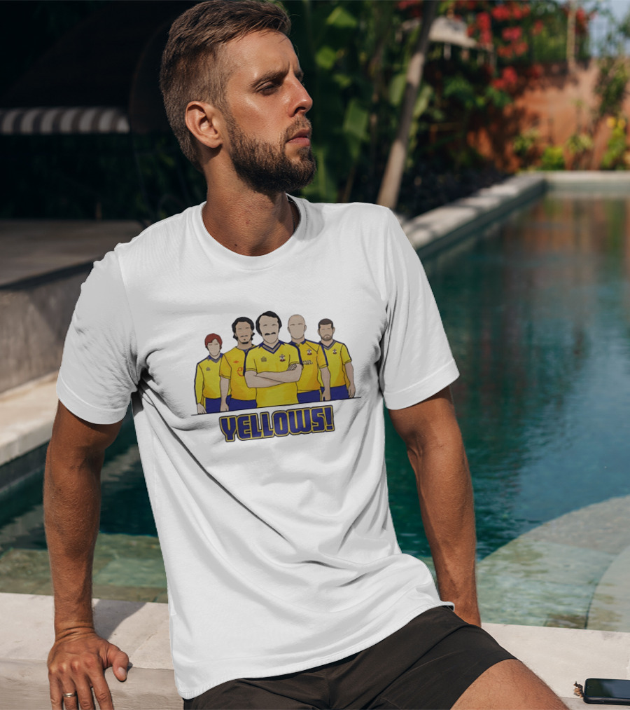 Yellows Southampton Football Club Retro Team T-Shirt