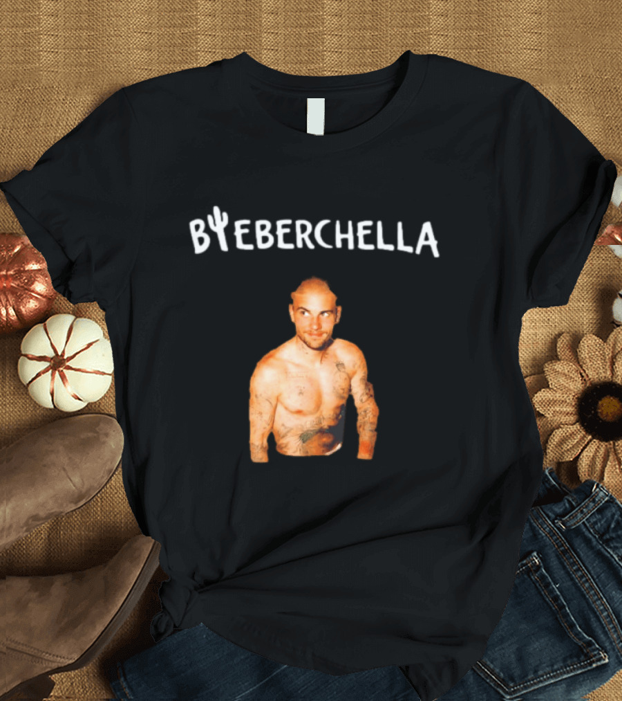 Bieberchella Tattooed Justin Bieber Humor T-Shirt