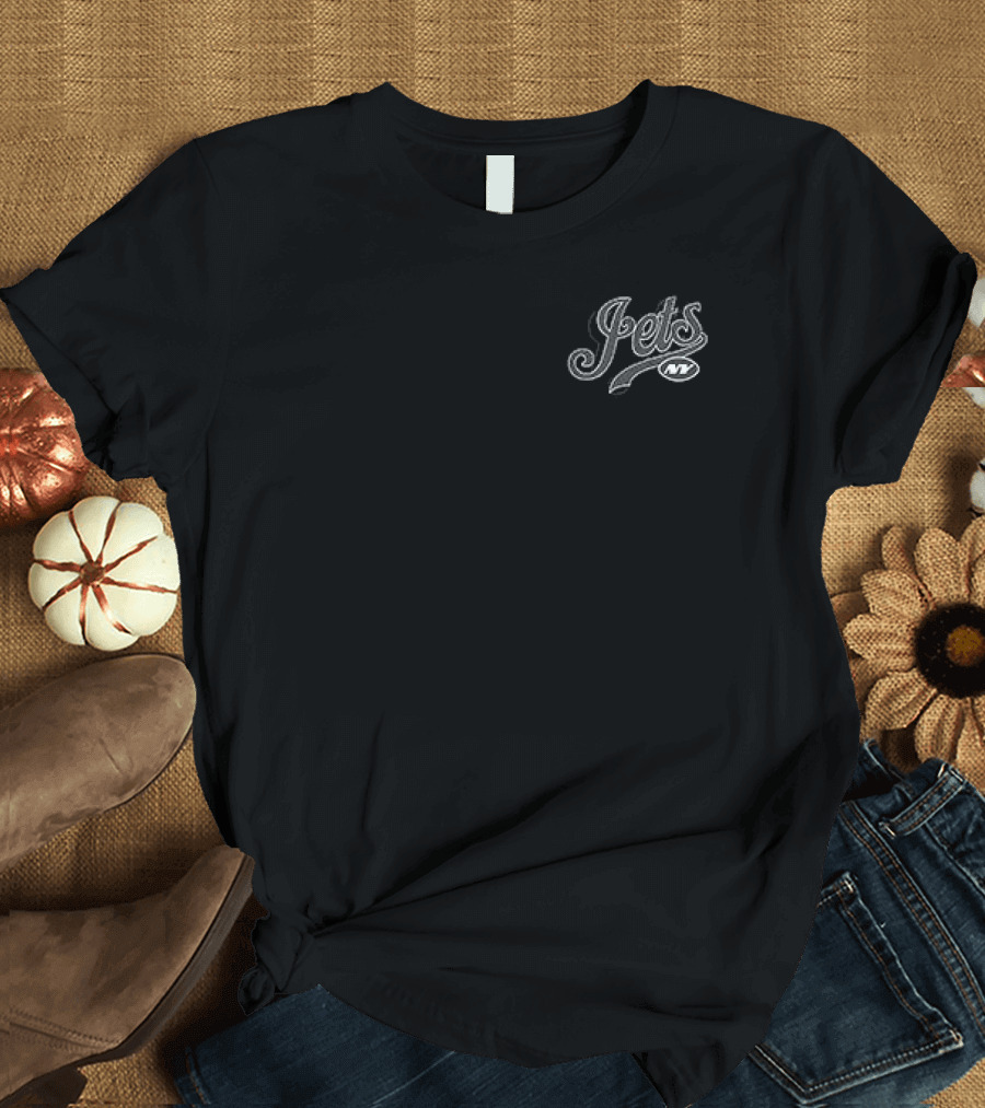 Born X Raised New York Jets Gotham City Football Pro Script T-Shirt