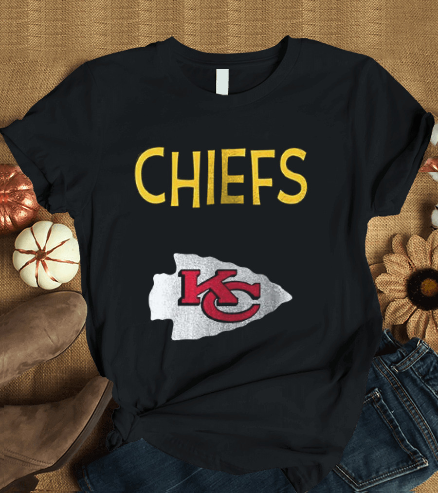 Kansas City Chiefs Peanuts Snoopy Woodstock Go Chiefs Football T-Shirt