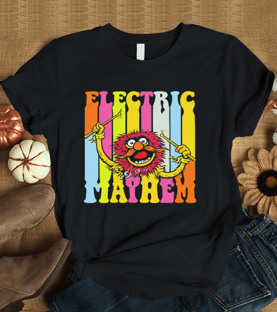 Electric Mayhem Muppets Dr. Teeth Animal Drummer T-Shirt