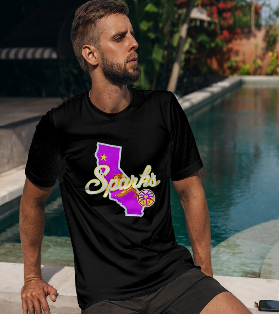Los Angeles Sparks Hometown 2026 WNBA Draft New Era T-Shirt
