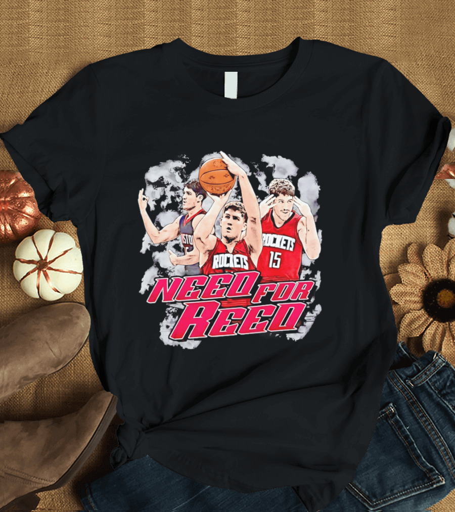 Need For Reed Sheppard Rockets Basketball T-Shirt