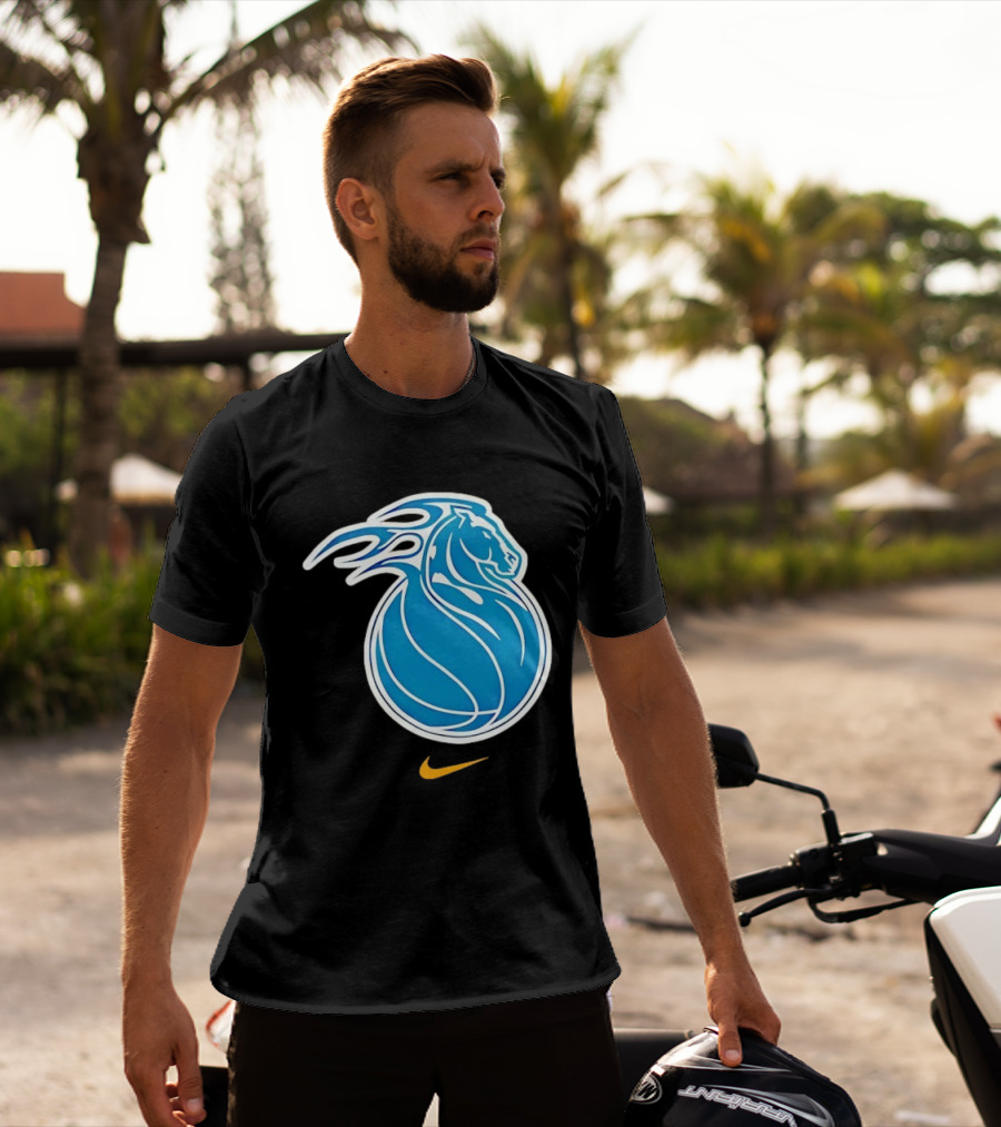 Detroit Pistons City Edition 2025 26 Nike Basketball Horse Concept T-Shirt