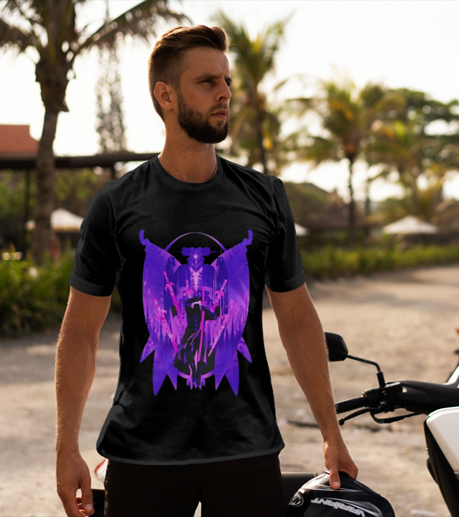 Devil May Cry Vergil Dark Aesthetic Purple Sword T-Shirt