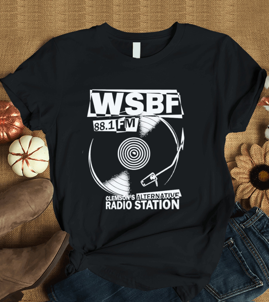 WSBF 88.1 FM Clemson's Alternative Radio Station T-Shirt