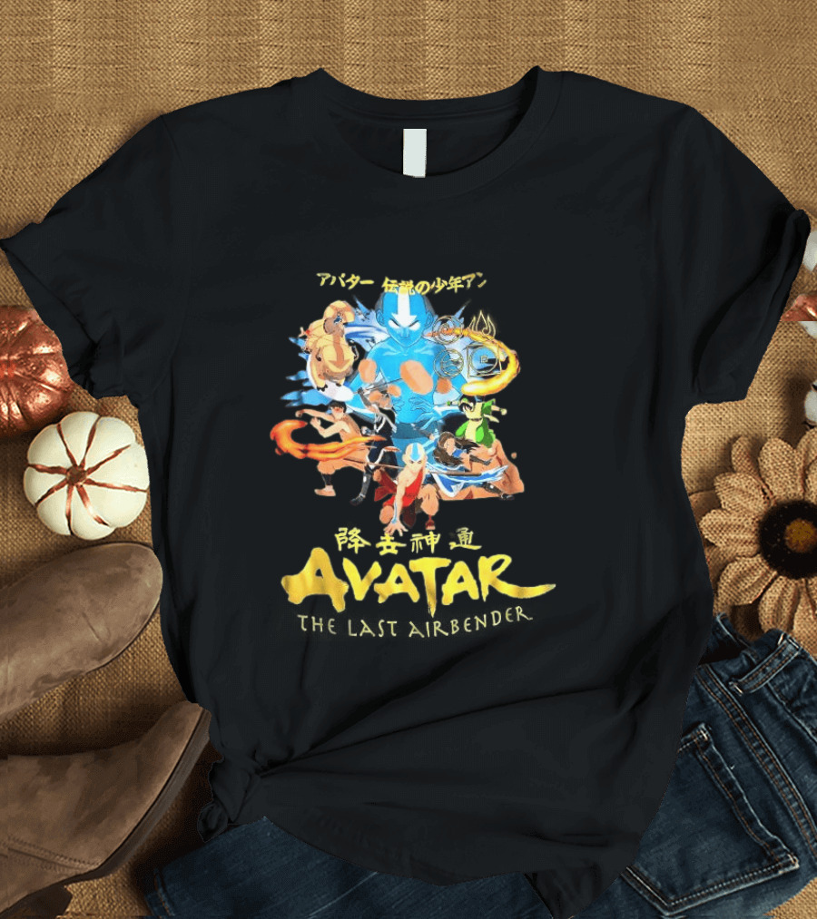 Avatar The Last Airbender Characters Ensemble T-Shirt