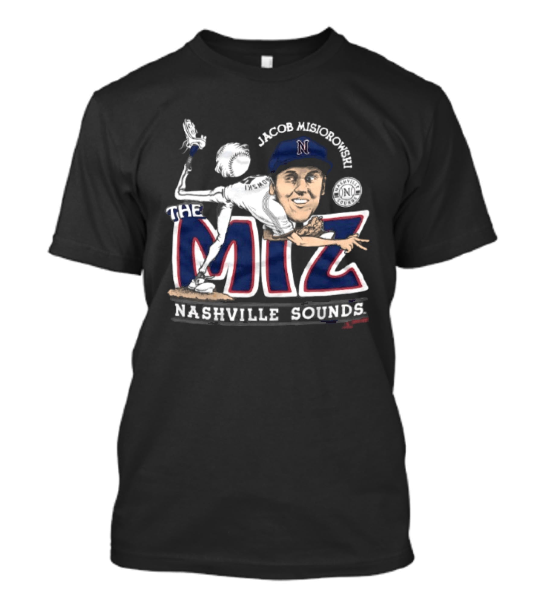 Jacob Misiorowski The Miz Nashville Sounds T-Shirt