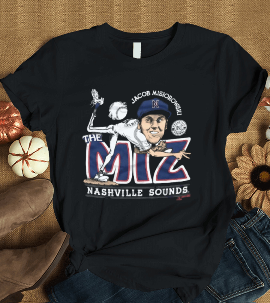 Jacob Misiorowski The Miz Nashville Sounds T-Shirt