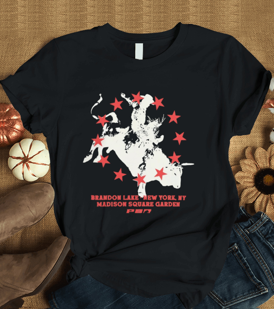 Brandon Lake New York Madison Square Garden PBR Rider Event T-Shirt
