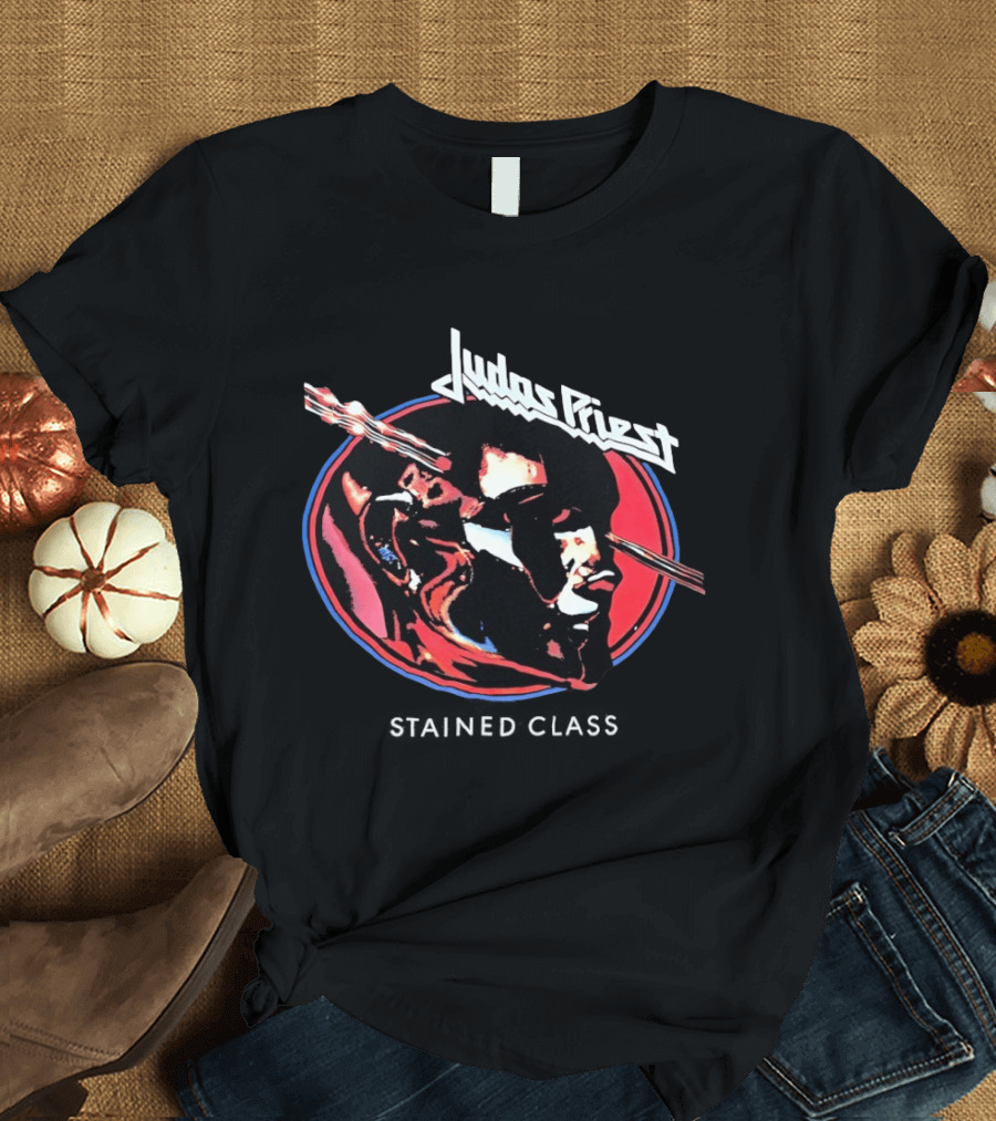 Judas Priest Stained Class Album Cover T-Shirt