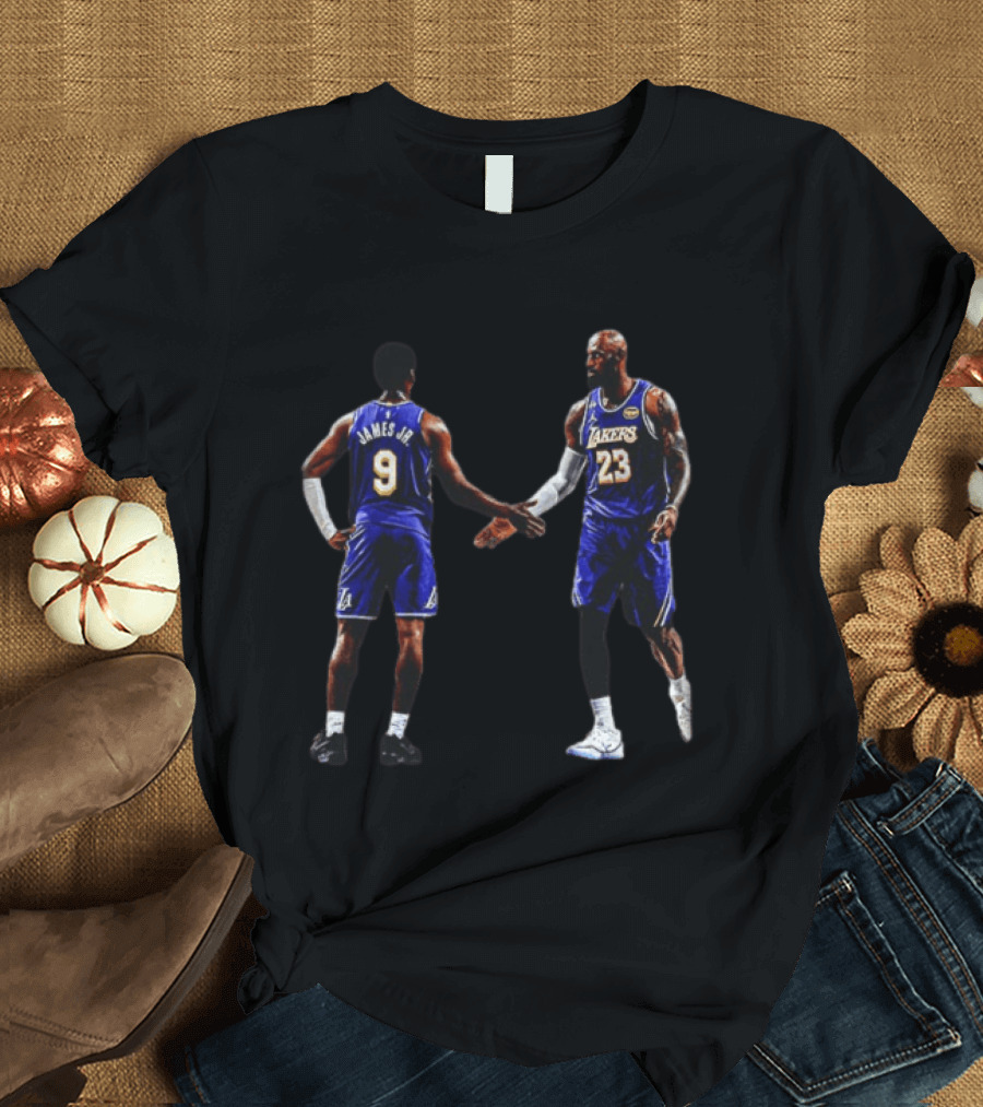 Bronny James LeBron James Los Angeles Lakers Bloodline NBA Basketball T-Shirt