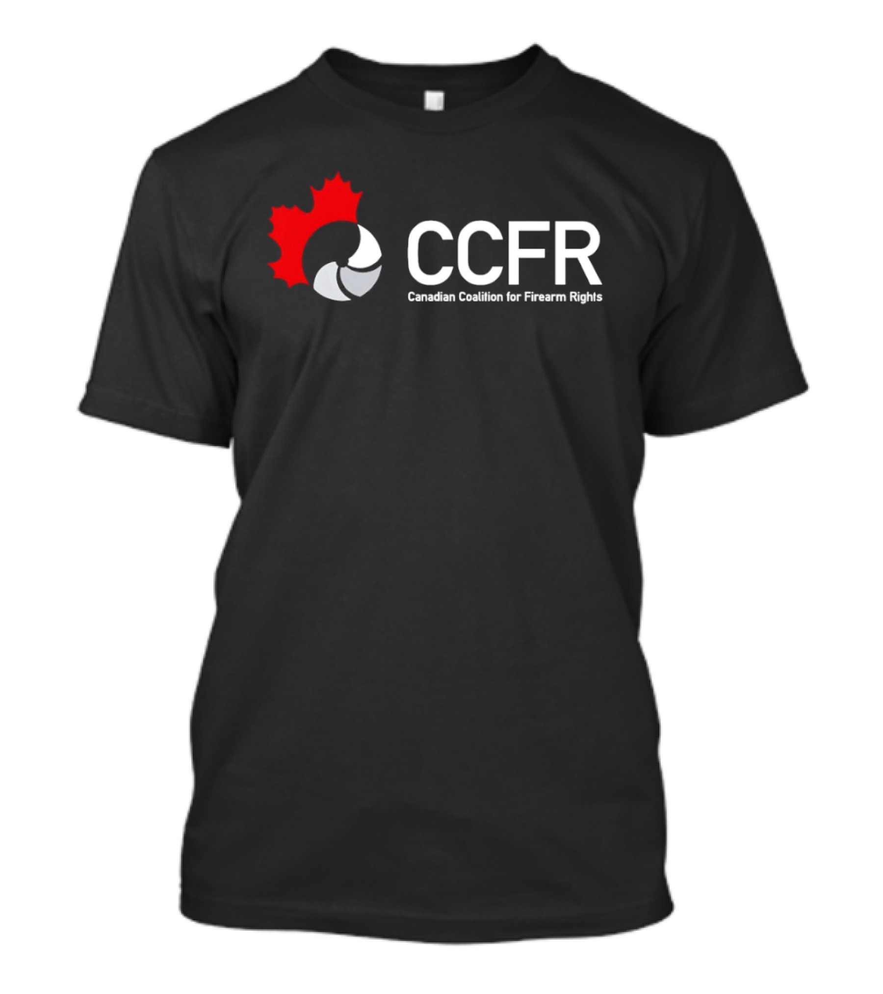 Canadian Coalition For Firearm Rights CCFR Maple Leaf T-Shirt