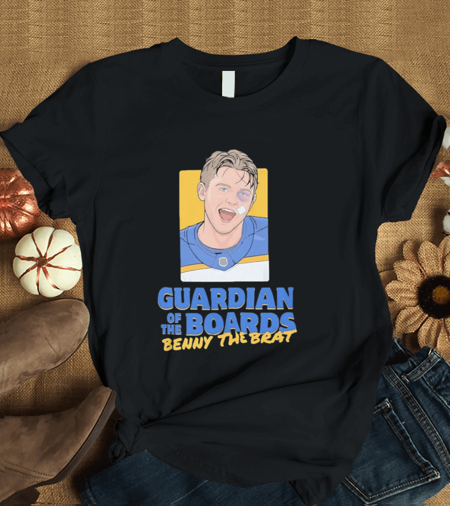Guardian Of The Boards Benny The Brat Buffalo Sabres Hockey Player T-Shirt