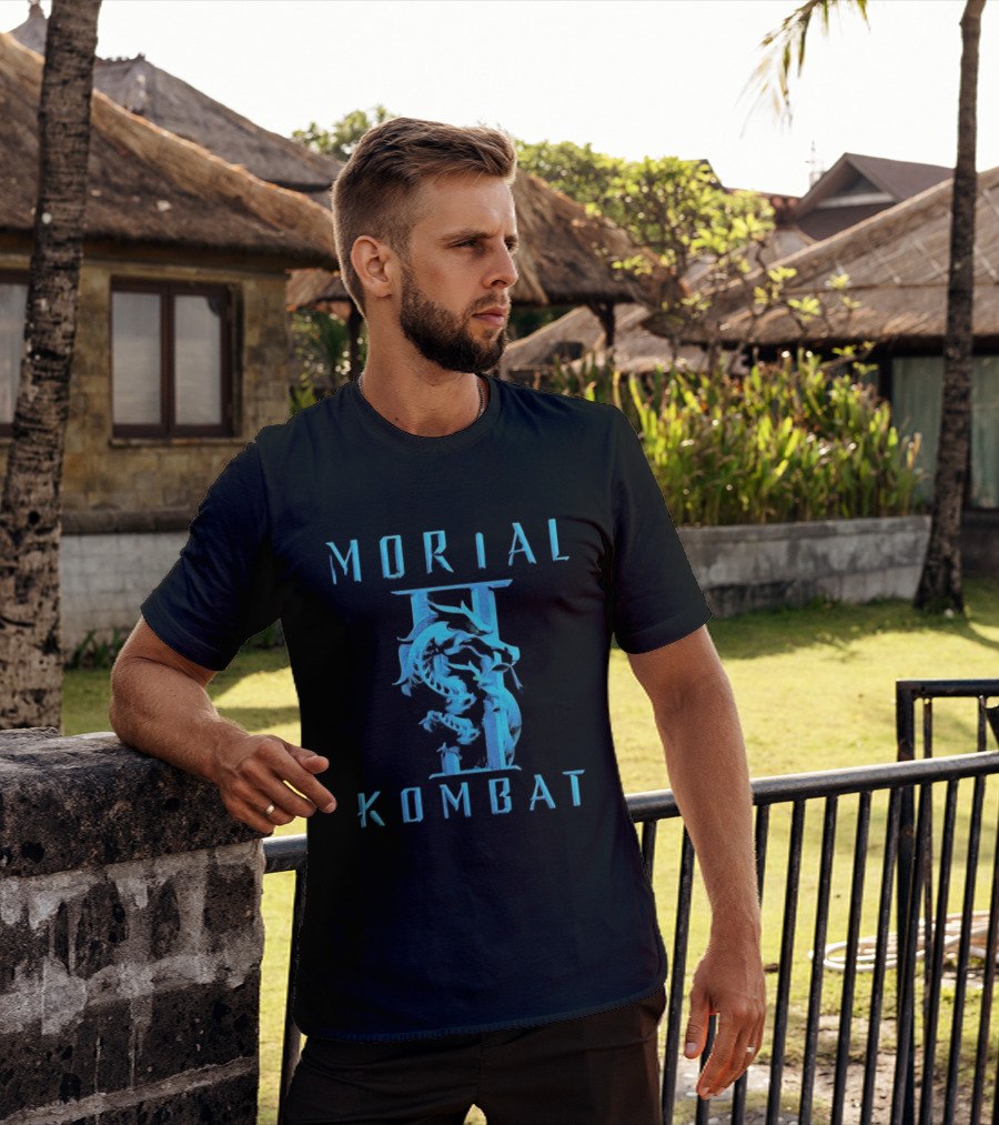 Mortal Kombat II Let The Fight Begin Dragon T-Shirt