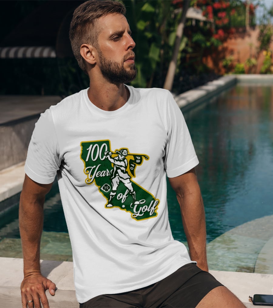100 Years Of Golf PB FD California Golfer T-Shirt