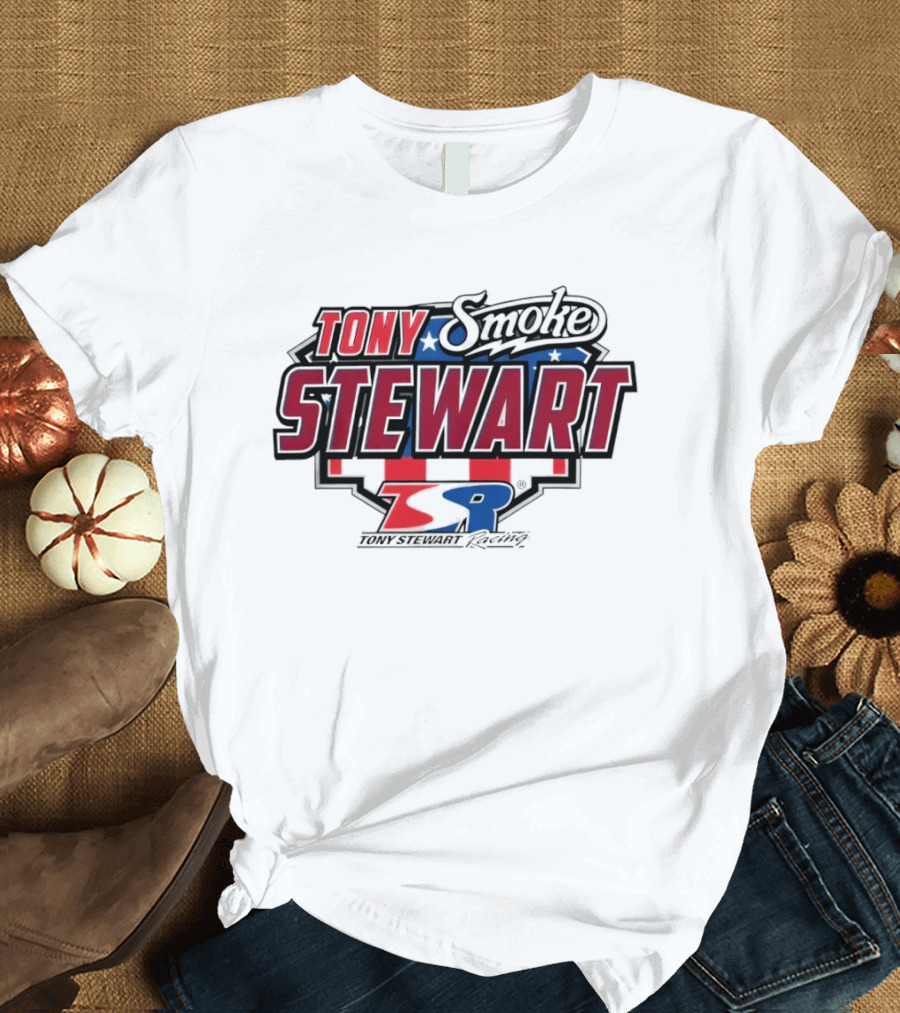 Tony Stewart Smoke Americana NitroMall Racing 20 Sprint T-Shirt