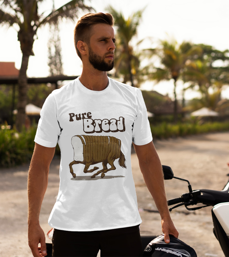 Pure Bread Horse Loaf Humorous T-Shirt
