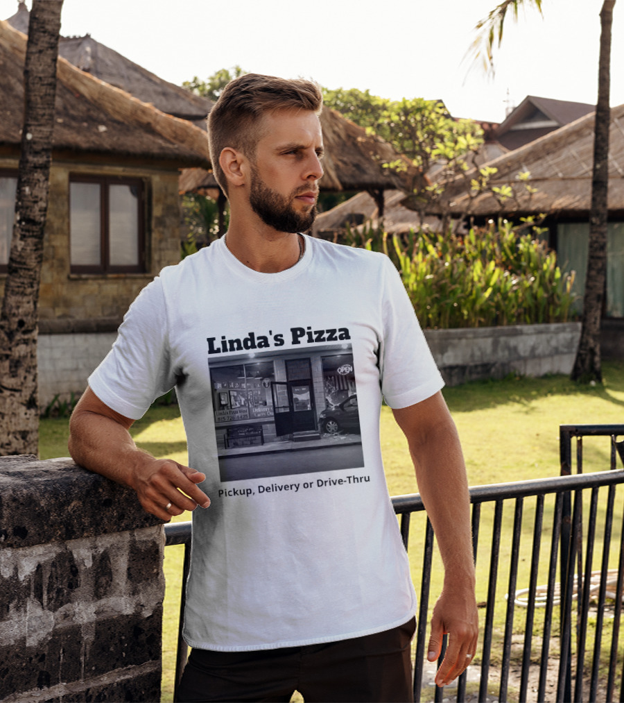 Linda's Pizza West Pickup Delivery Carry Out Near 815 726 4425 Open Late Night T-Shirt