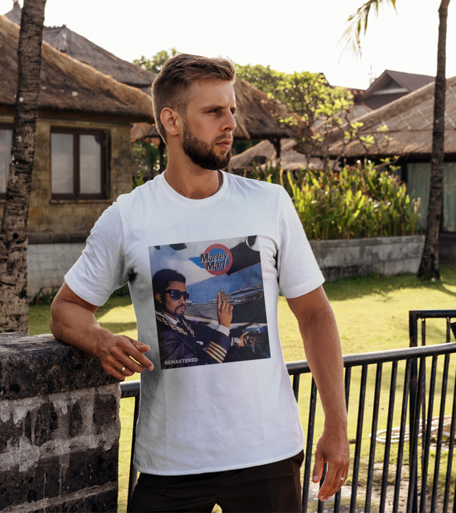 Marley Marl Remastered Cover With Sunglasses And Chains T-Shirt